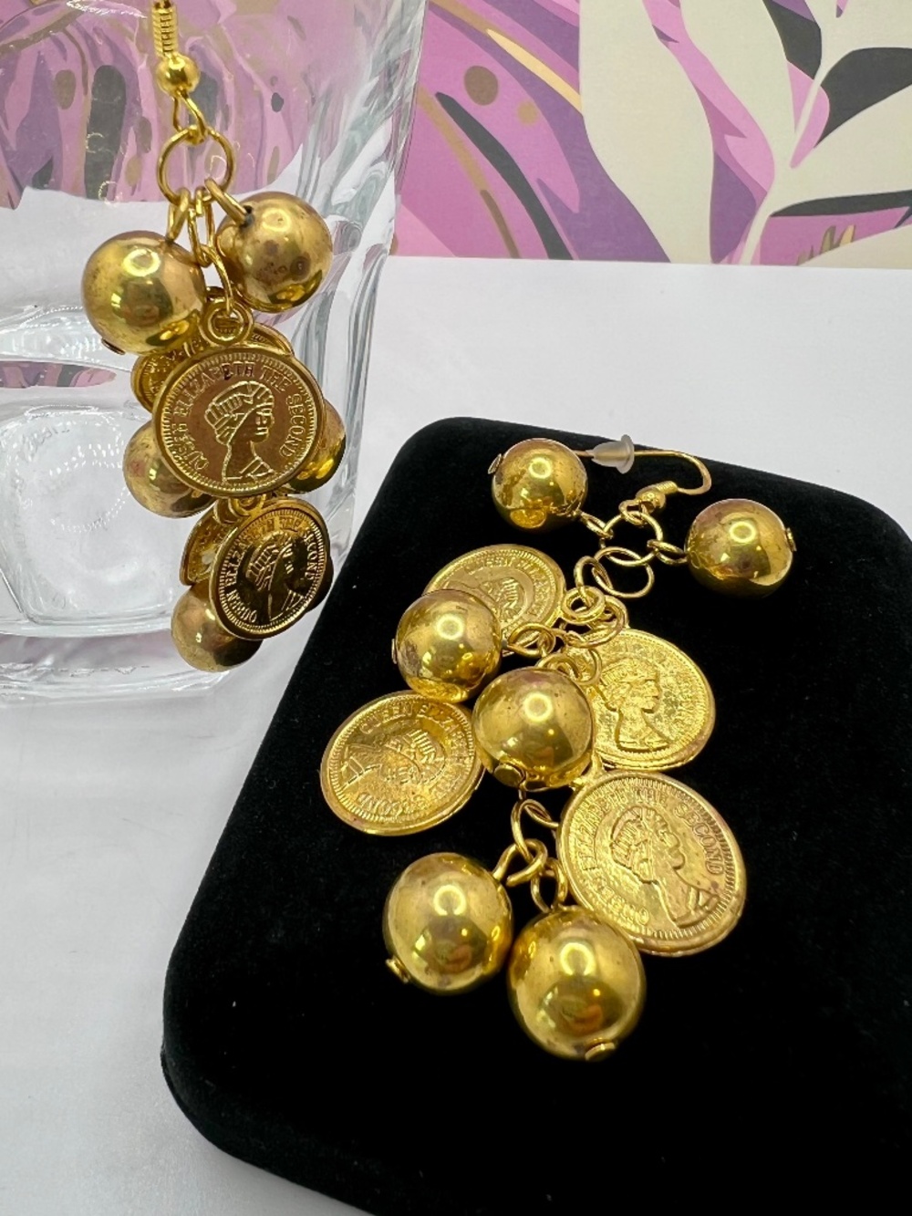SALE 3/$20** Queen Elizabeth Coin Dangle Earrings